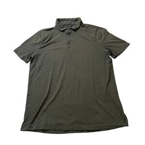 Lululemon Mens Athletic Performance Polo Golf Shirt Collared Size Medium‎